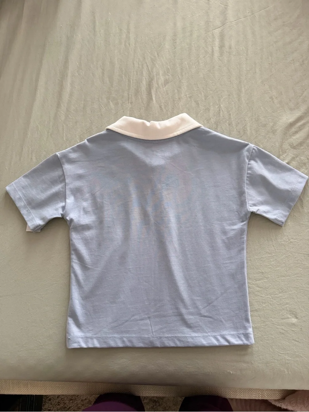 Old Navy Light Blue Polo with White Collar - Kids